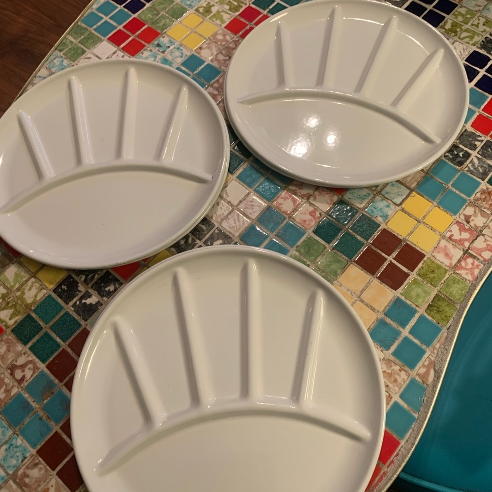 Vintage sushi plates